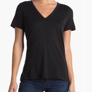 rag & bone Core Classic Black V-Neck T-Shirt